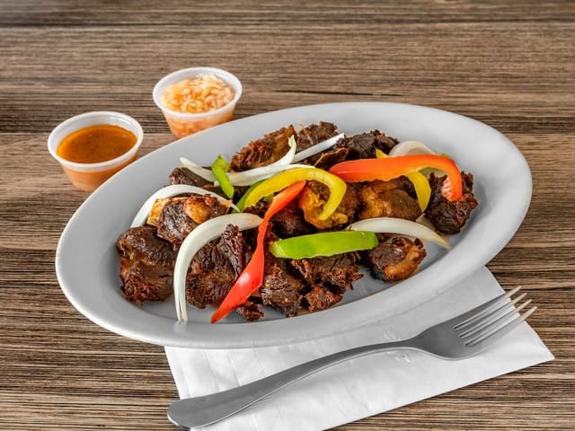 Tassot Cabrit / Fried Goat.